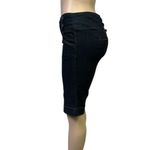 Boom Boom Jeans Boom Boom Denim Mid Rise Blue Jean Bermuda Shorts Dark Wash Juniors Size 7 Photo 2