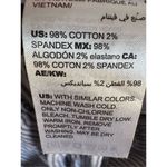 Chico's Chico’s Secret Stretch black white stripe cotton pants sz 2 nautical beachy brea Photo 8