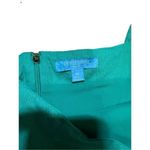 Draper James RSVP Squareneck Puff Sleeve Dress linen blend sz XL bright teal Photo 3