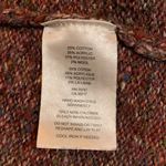 Natural Reflections  Bass Burgundy Heather Cardigan Sweater L Large Wool Blend Photo 5