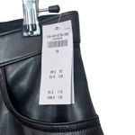 Abercrombie & Fitch Abercrombie NWT Vegan Leather Pants Women’s Size 28 Black Ultra High Rise Ankle Photo 9