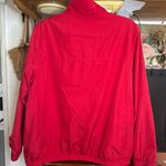 Catalina Vtg  Red Windbreaker Women’s Jacket size 12/14 Photo 4
