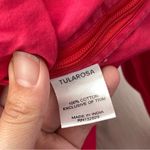 Tularosa Tularose Crop Top one shoulder waist tie crop womens Red (small) going out party Photo 3