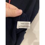 Lisa Todd Sweater Womens XS Navy Blue Short Sleeve Cotton Cashmere Pullover Top Photo 3