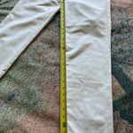 Calvin Klein White Straight Leg Jeans Gold Button SZ 4 Capri Pants Stretch Photo 10