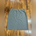 Y2K Skirt 10” Slit on Back Wool & Polyester Gray Size 14P Photo 10