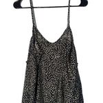 Peach Love Black Floral Sleeveless Lightweight Dressy Blouse Women Sz M Photo 1