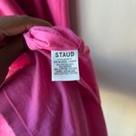 STAUD  Lollipop Pink Portrait Sleeveless Square Neck Slit‎ Maxi Dress Size 8 Photo 9