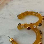 Kurt Geiger NWOT Kurt  Orange Hoop Earrings Photo 6