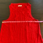 Madewell Linen Tank Top Red Sleeveless Summer Top Womens Small Coastal Cowgirl Photo 5
