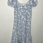 Polo Ralph Lauren Kai floral 100% linen dress blue & white size 14 Photo 7