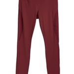 Athleta Aura Heel Tight in Powervita Womens Leggings Sz Medium Maple Red Mesh Photo 3