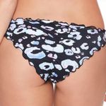Salt+Cove Animal Print ruffle bikini swim bottom Black Size L Photo 1
