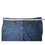Lane Bryant Women's Plus Size 20R Skinny Jeans Blue Denim Dark Wash Fringe Photo 6