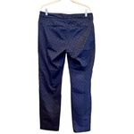 Lilly Pulitzer  Pants Womens Navy 29" Kelly Textured Ankle Skinny Trousers -Sz 10 Photo 4