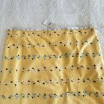 Ann Taylor Factory Mini Skirt Womens 16 Yellow Ditsy Floral Print Boho Cottage Photo 5