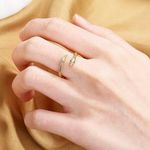 18K Gold Plated Adjustable Snake Ring for Women Photo 1