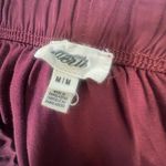Aerie Burgundy Eggplant Satin Ruffle Mini Skirt Sz Medium Photo 7