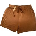 SKIMS NWT  Silk Sleep Tap Short AP-SHO-0211 Copper XS Photo 3