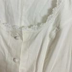 Reformation  Alida Organic Cotton Button-Up Midi Dress in White Size US 4 Photo 6