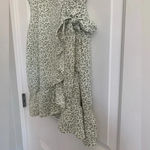 Altar'd State Altar’d State Leopard Print Faux Wrap Dress - Size L - Green/White - EUC Photo 6