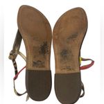 Sam Edelman Gigi sandal Size 10 mixed media snake print toe post sandals Photo 6