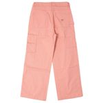 Dickies NWT  Cropped Carpenter Pants - Stonewashed Rosette IN PINK Photo 4