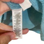 Loft Mint Seafoam Green Thin Light Holiday Sweater mohair wool blend small Photo 8