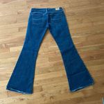 BULLHEAD NEWPORT SKINNY FLARE LEG SUPER SEXY SPLATTERED RETRO DISCO STYLE JEANS Blue Size 27 Photo 7