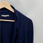 Tart Jacket Women MEDIUM Blue Long Sleeve Two Button Notch Lapel Blazer Photo 3
