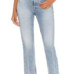 GRLFRND Slim Straight Jeans SIZE 26 Boyfriend Rigid Ankle Light Wash $195 NEW Photo 0