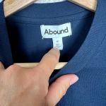 Abound  Blue Floral Do More Cropped Tee Size XS Short Sleeve Casual Photo 6