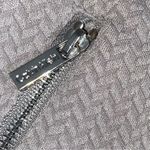 Calvin Klein Y2K Moto Style Cropped Open Textured Grey Jacket S Small Photo 6