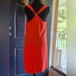 J.Crew  Vibrant Orange Sleeveless Silk Dress with knotted back size 6T Photo 4