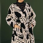 Farm Rio 's Wild Hearts wool blend coat with self tie belt NEW Photo 3