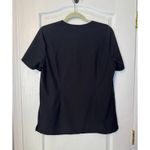 FIGS  Women's Technical black Catarina One-Pocket scrub top-Med Photo 1