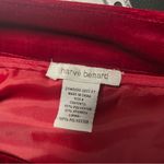 Harvé Benard Harve Bernard skirt Velour Crimson Red Faux Wrap Velvet Size 8 Holiday‎ Goth Photo 2