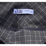 VYLETTE High Rise Black & Gray Plaid Legging Zippers Jegging ~ Women's SMALL Photo 6