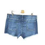 frame denim FRAME Le Cut-Off Williams Wash Mid-Rise Stretch Denim Shorts Size 34 Photo 7