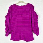 Anna Cate Batwing Top Size Small Fuschia Pink V Photo 1