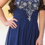 Long Blue Dress Size 0 Photo 2