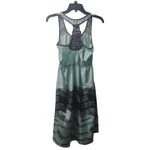 Esley Dress Sleeveless Casual Summer Print Blue Black Size S Photo 1