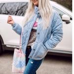 Wild Fable Quilted Button Front Jacket in Blue Photo 12