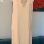 Helmut Lang  stone White color shift Dress size S Small Silk Lined EUC Photo 1