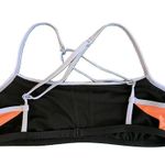 prAna  Women S Black Colorblock Lurisa Bikini Top UPF 50+ Adjustable Cross Straps Photo 1