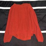 True Craft Cozy Rust-Red Sweater Photo 0