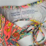 Shoshanna  Bikini Bottoms Extra Small Paisley Floral String Neon Beach Swim NWT Photo 9