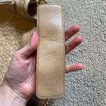 Authentic Anya Hindmarch quilted leather hobo shoulder bag cream gold luxury Photo 3