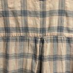 Lucky Brand  Dusty Rose and Gray Plaid Blouse Photo 4