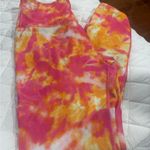 Wildfox Pink and Orange Tie-Dye Leggings Photo 1